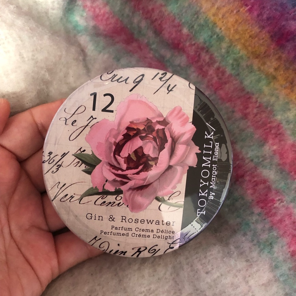 Tokyomilk by Margot elena perfumed Creme delight 2.5oz in Gin & rose water